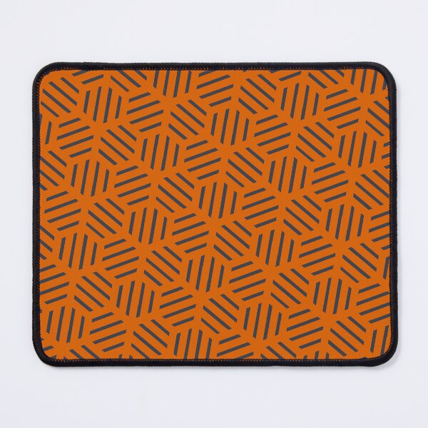 Item preview, Beautiful Orange Hexagonal Tessellation - Abstract Geometric Shape Pattern  - Baptism Gifts designed and sold by RoyalStarsPatts.