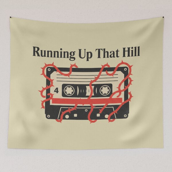 Item preview, "Running Up That Hill" Vintage Cassette Tape designed and sold by Indraokta22.