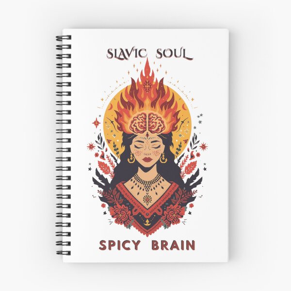 Item preview, Slavic Soul Spicy Brain | Neurodivergent Slavic Pride designed and sold by YvkafromPoland.