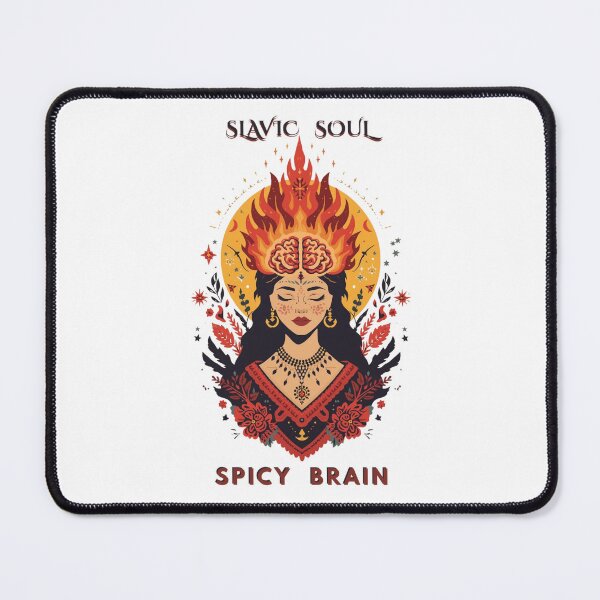 Item preview, Slavic Soul Spicy Brain | Neurodivergent Slavic Pride designed and sold by YvkafromPoland.