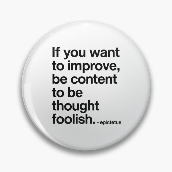 Item preview, Be Thought Foolish – Epictetus Stoic (Black Font) designed and sold by TshirtsLabs.