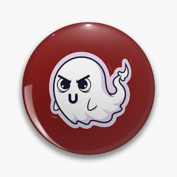 Item preview, Ghost of Disapproval Sticker – Cute Kawaii Ghost with Angry Side-Eye and Pouty Mouth for Sarcastic, Funny, or Halloween Vibes designed and sold by zohocreations.