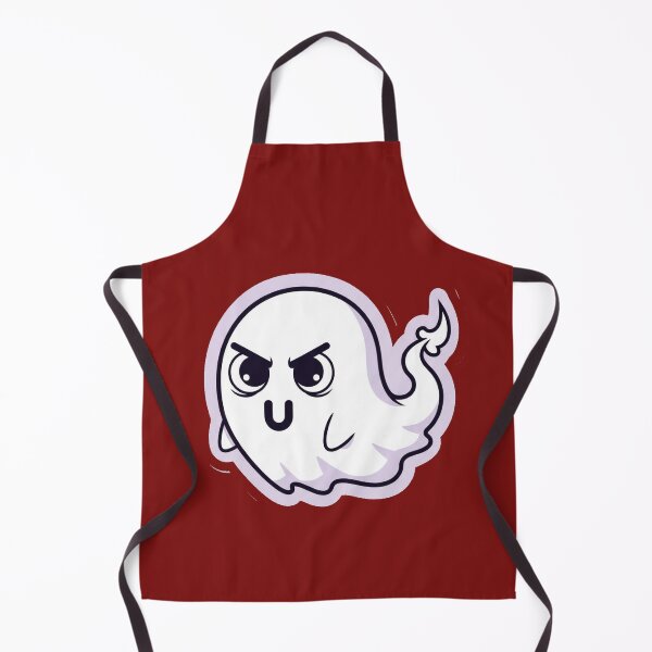 Item preview, Ghost of Disapproval Sticker – Cute Kawaii Ghost with Angry Side-Eye and Pouty Mouth for Sarcastic, Funny, or Halloween Vibes designed and sold by zohocreations.