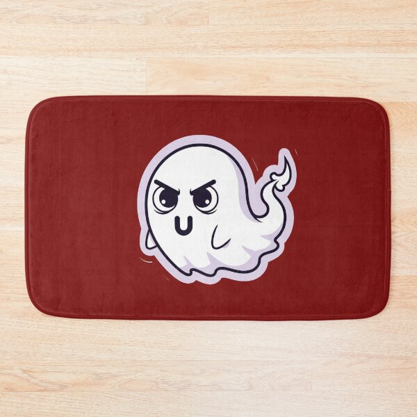 Item preview, Ghost of Disapproval Sticker – Cute Kawaii Ghost with Angry Side-Eye and Pouty Mouth for Sarcastic, Funny, or Halloween Vibes designed and sold by zohocreations.
