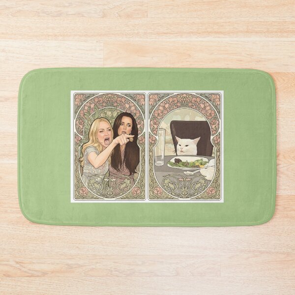 Item preview, Woman Yelling at a Cat (Art Nouveau) designed and sold by MEMERY MUSEUM.