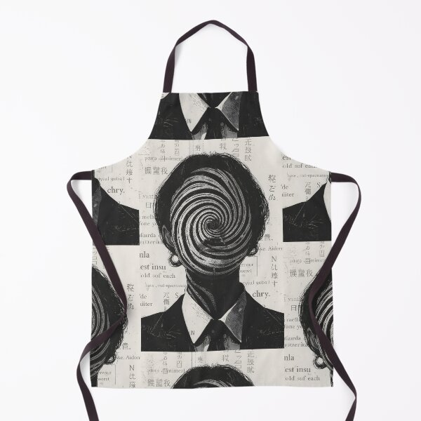 Item preview, THE SPIRAL CURSE | Vintage Japanese Horror Manga Panel designed and sold by ThePromptStudio.