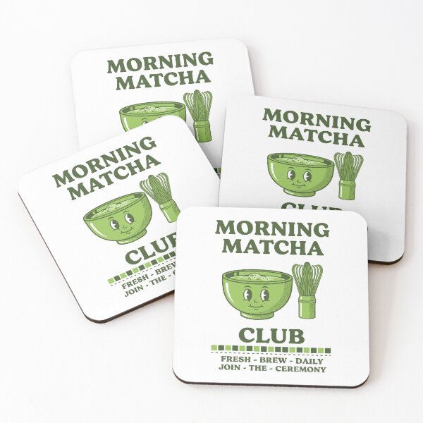 Item preview, MORNING MATCHA CLUB JOIN THE CEREMONY FRESH BREW designed and sold by LuminOrb.