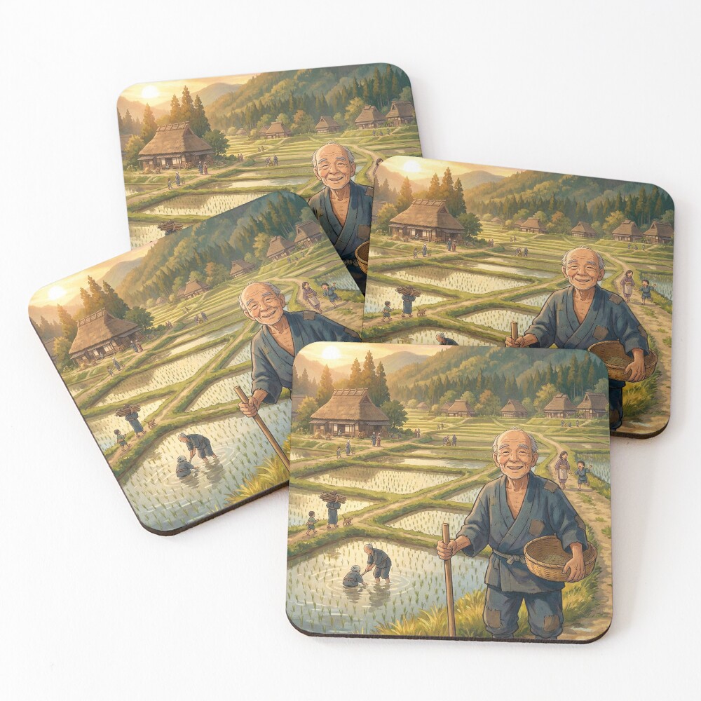Item preview, Coasters (Set of 4) designed and sold by Reve-Rustique.
