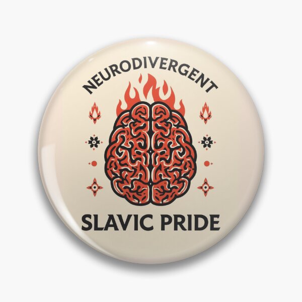 Item preview, Slavic Soul Spicy Brain | Neurodivergent Slavic Pride designed and sold by YvkafromPoland.