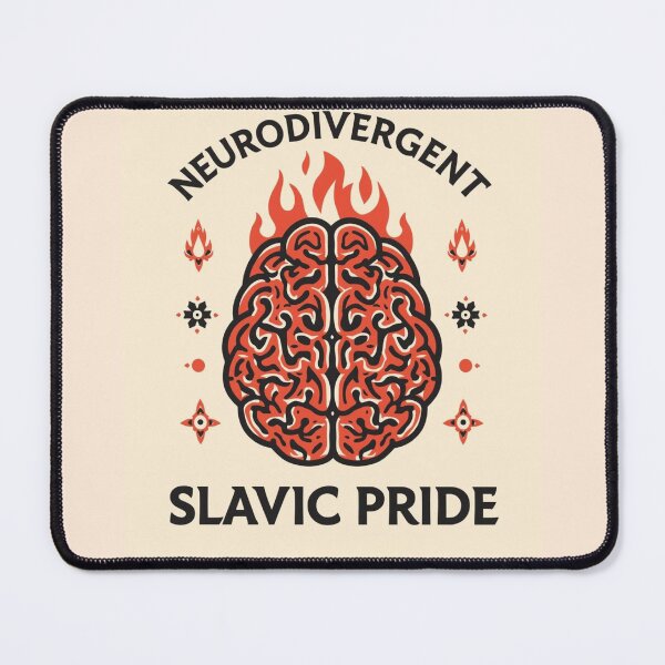 Item preview, Slavic Soul Spicy Brain | Neurodivergent Slavic Pride designed and sold by YvkafromPoland.