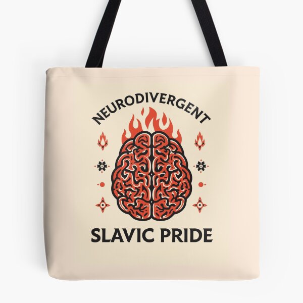 Item preview, Slavic Soul Spicy Brain | Neurodivergent Slavic Pride designed and sold by YvkafromPoland.