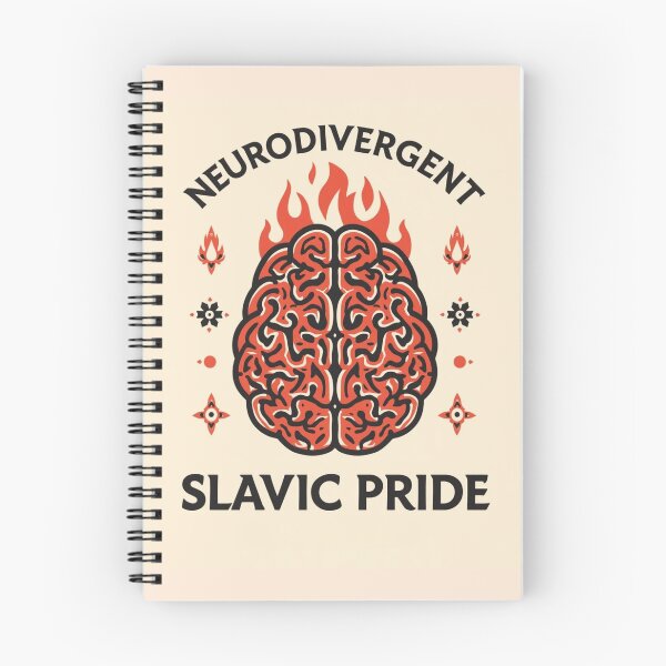 Item preview, Slavic Soul Spicy Brain | Neurodivergent Slavic Pride designed and sold by YvkafromPoland.