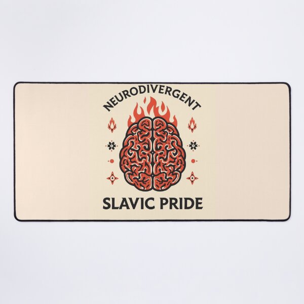 Item preview, Slavic Soul Spicy Brain | Neurodivergent Slavic Pride designed and sold by YvkafromPoland.