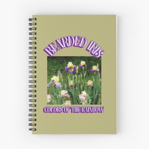 Item preview, Bearded iris colors of the rainbow designed and sold by Rockyctees.