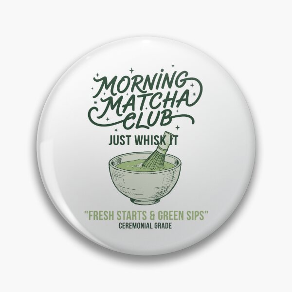 Item preview, Morning Matcha Club Just Whisk It Green Sips designed and sold by LuminOrb.