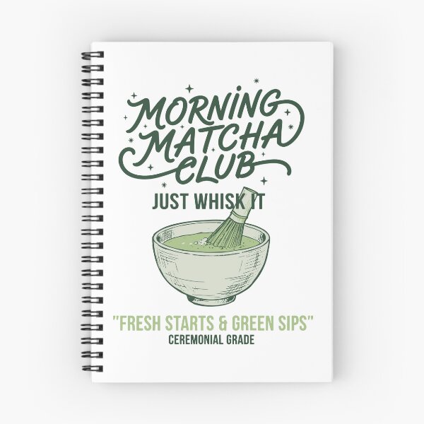 Item preview, Morning Matcha Club Just Whisk It Green Sips designed and sold by LuminOrb.