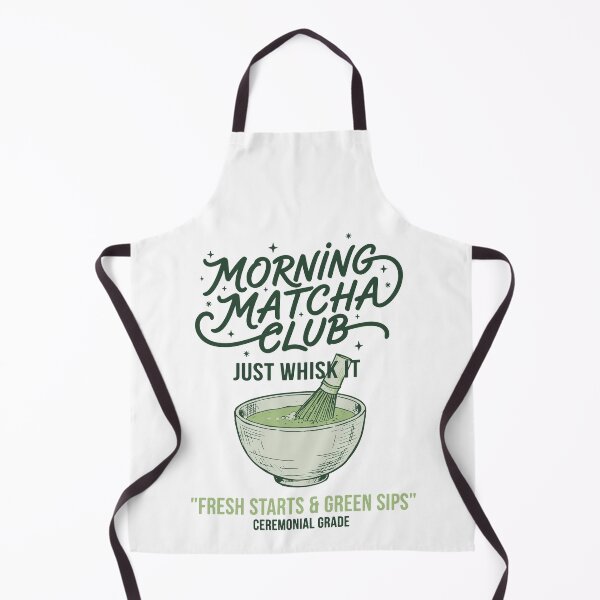 Item preview, Morning Matcha Club Just Whisk It Green Sips designed and sold by LuminOrb.