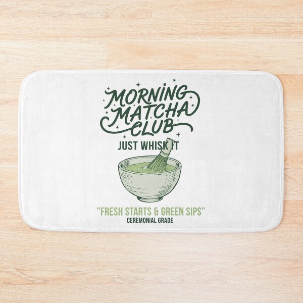 Item preview, Morning Matcha Club Just Whisk It Green Sips designed and sold by LuminOrb.