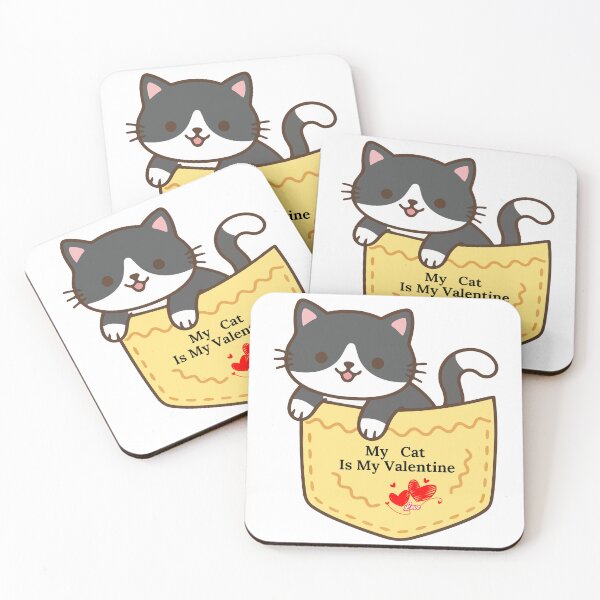 Item preview, My Cat Is My Valentine. designed and sold by Dinasshop.