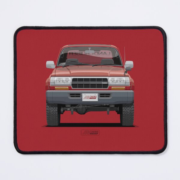 Item preview, LC 80 VX Limited Red Pearl Front – J80 Wide Classic JDM 4x4 SUV Illustration ARVwerks designed and sold by ARVwerks.
