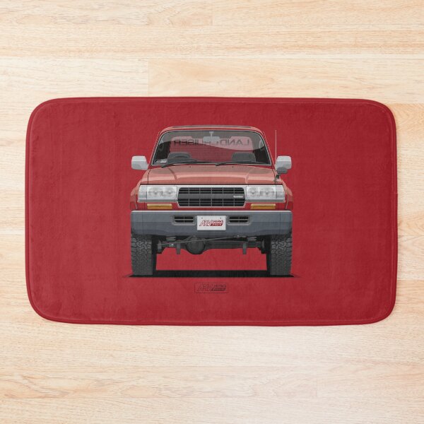 Artikelvorschau, LC 80 VX Limited Red Pearl Front – J80 Wide Classic JDM 4x4 SUV Illustration ARVwerks entworfen und verkauft von ARVwerks.