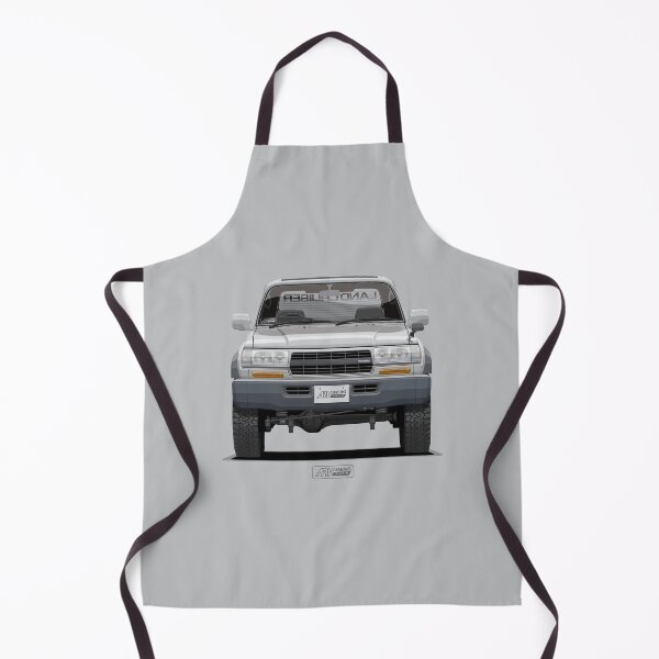 Item preview, LC 80 VX Limited Silver Gray Front – J80 Wide Classic JDM 4x4 SUV Illustration ARVwerks designed and sold by ARVwerks.