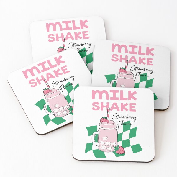 Item preview, Kawaii Cat Strawberry Milkshake - Cute Pastel Aesthetic Graphic designed and sold by Snifferius.
