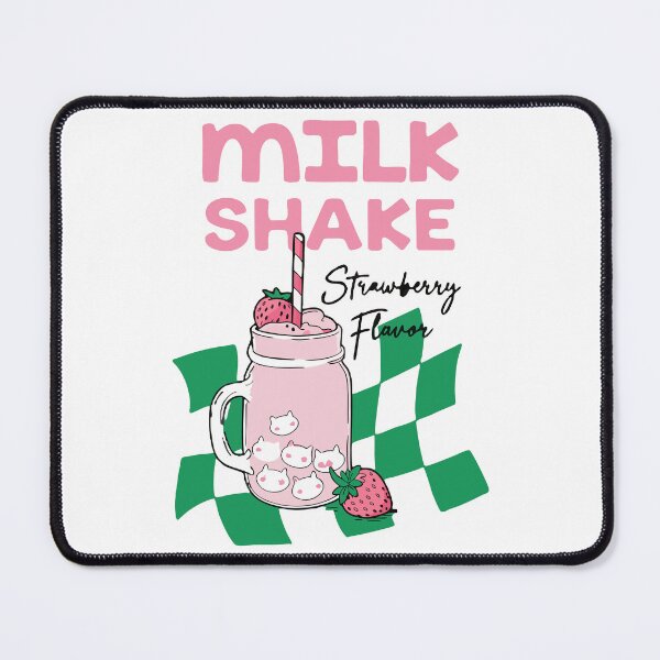 Item preview, Kawaii Cat Strawberry Milkshake - Cute Pastel Aesthetic Graphic designed and sold by Snifferius.