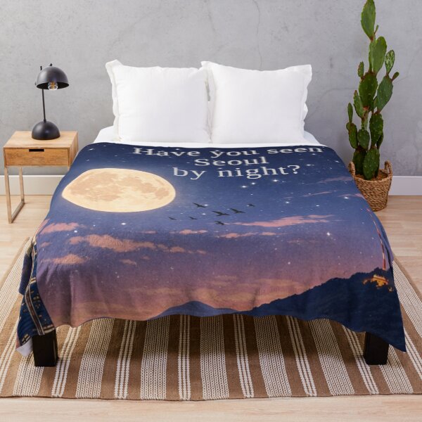 Item preview, Have You Seen Seoul by Night? – Seoul Night Cityscape Art designed and sold by mycreastyle.