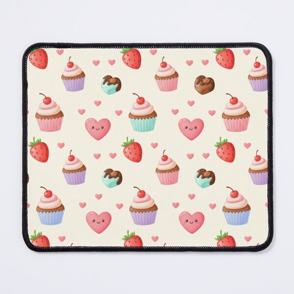 Item preview, Cute Valentine Dessert Seamless Pattern designed and sold by FashioonTrends.