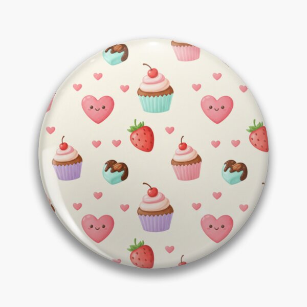 Item preview, Cute Valentine Dessert Seamless Pattern designed and sold by FashioonTrends.