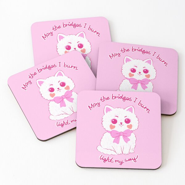 Item preview, Cute Sassy Cat – May the Bridges I Burn Light My Way  designed and sold by Itouchedabee.