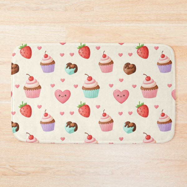 Item preview, Cute Valentine Dessert Seamless Pattern designed and sold by FashioonTrends.