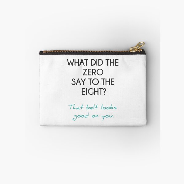 Item preview, ZERO TO EIGHT MATH PUN | Funny Math Joke Graphic | Minimalist Teacher & Student Humor Art designed and sold by SergioMiklos.