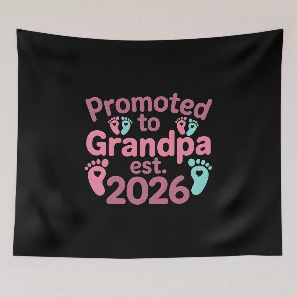 Item preview, Copy of Promoted to Grandpa Est. 2026 Baby Announcement Grandpa designed and sold by MizoX7.