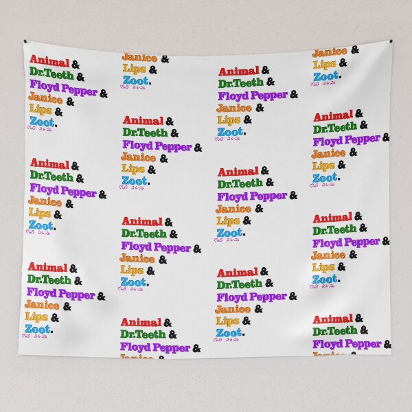 Item preview, electric mayhem members color designed and sold by RainbowBitez.