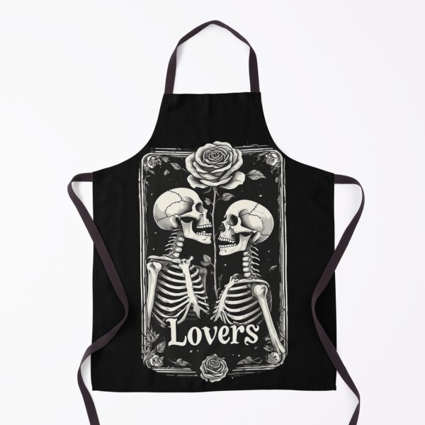 Item preview, Lovers Dual-Faced Skeleton  Dark Romance Rose Art  Gothic Black & White Design designed and sold by Ditstyle.