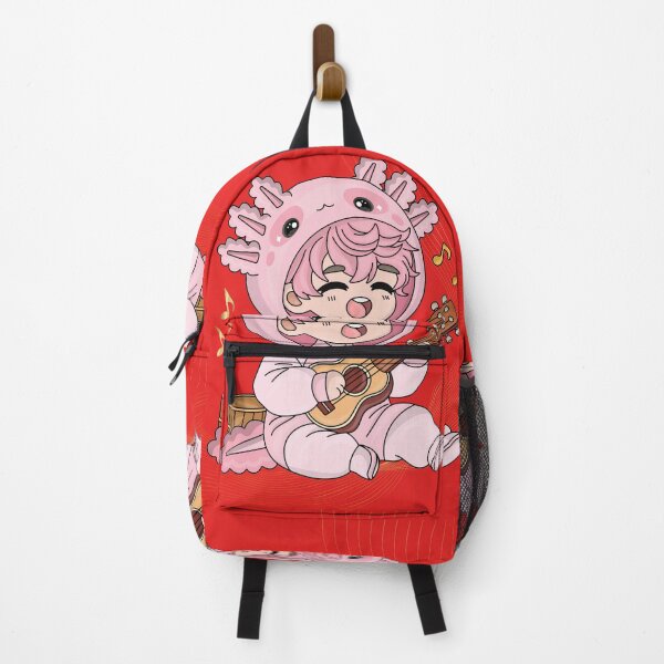 Item preview, Cute Axolotl Musician Playing Ukulele designed and sold by RizziesDesign.