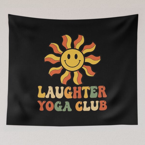 Item preview, Laughter Yoga Club - Groovy 70s Retro - Morning Breathwork Sun designed and sold by CrewGifted.