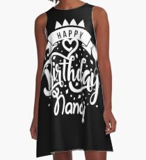 Happy Birthday Nancy A-Line Dress
