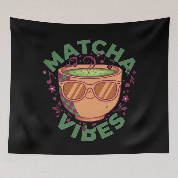 Item preview, Matcha Vibes Green Tea Matcha Latte Matcha Lover designed and sold by LuminOrb.