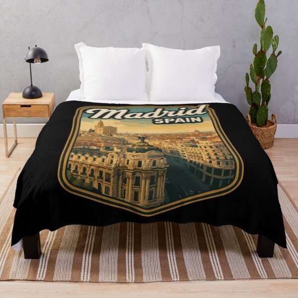 Item preview, Madrid Spain Vintage Travel designed and sold by TomFrontierArt.