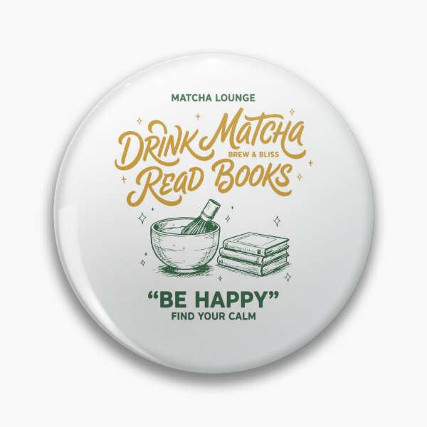 Item preview, Drink Matcha Read Books Be Happy Matcha Lover Tea designed and sold by LuminOrb.