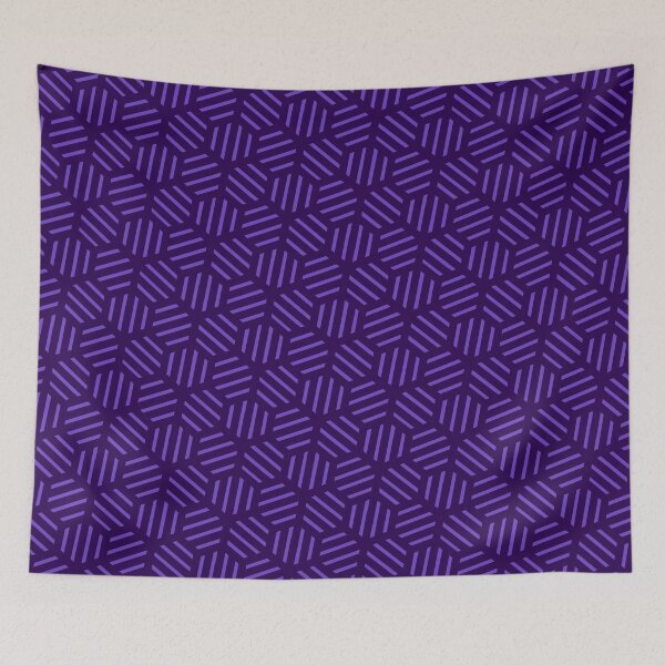 Item preview, Purple Hex Herringbone - Abstract Geometric Shape Pattern  - Christmas Gifts For Women designed and sold by RoyalStarsPatts.