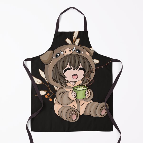Item preview, Cute Cozy Cow Onesie Character Drinking Matcha designed and sold by RizziesDesign.