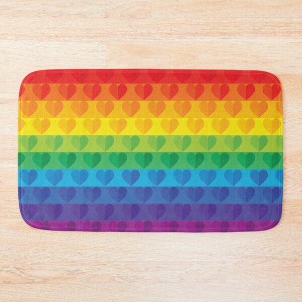 Item preview, Vibrant Rainbow Pride Heart Geometric Pattern designed and sold by DGtaLrtcom.