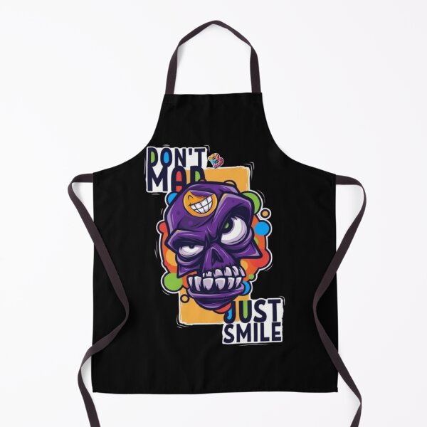 Item preview, Dont be mad just smile skull artwork designed and sold by Slickskillz11.