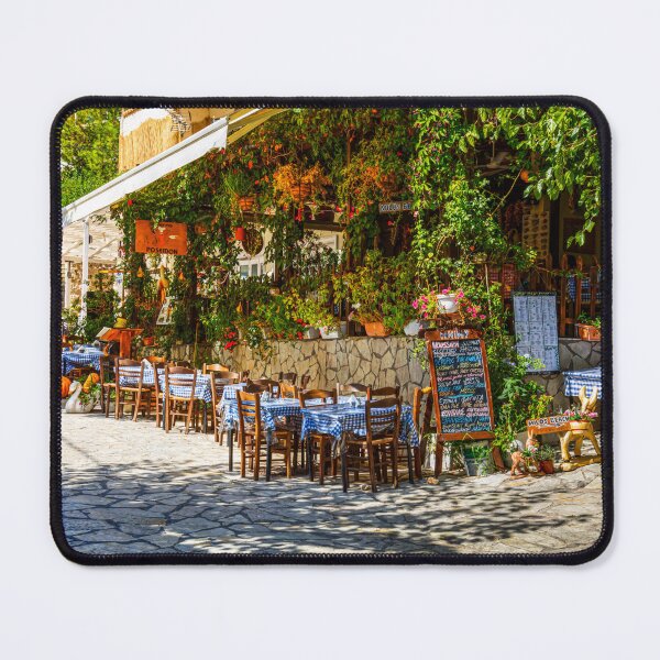 Item preview, Mediterranean Taverna in Lefkada, Greece designed and sold by Paul Thompson Photography.
