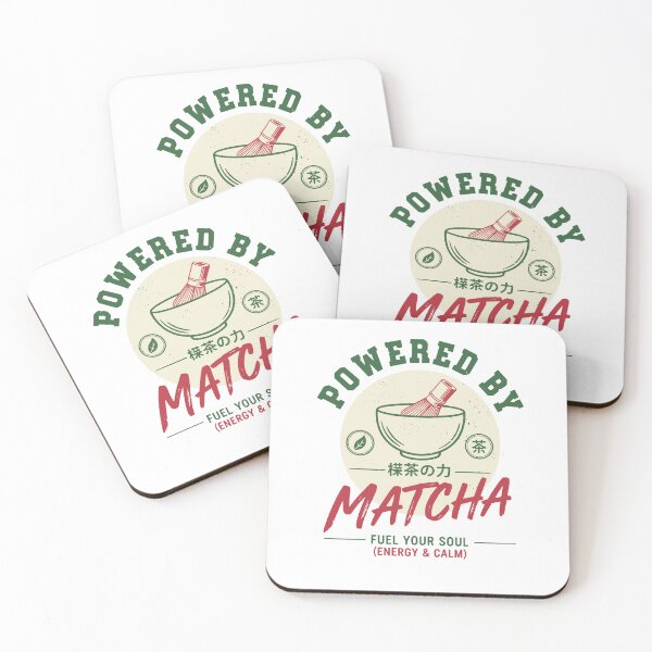 Item preview, Powered By Matcha Fuel Your Soul Energy And Calm designed and sold by LuminOrb.