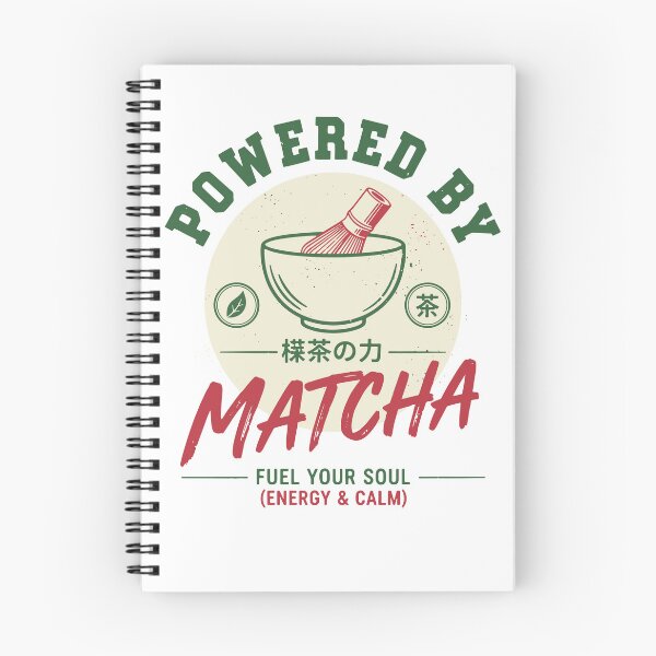 Item preview, Powered By Matcha Fuel Your Soul Energy And Calm designed and sold by LuminOrb.